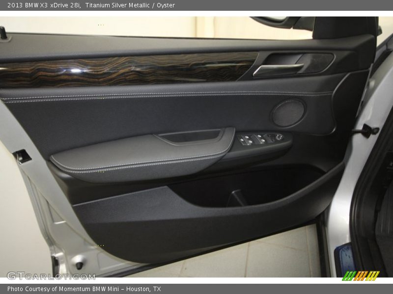 Titanium Silver Metallic / Oyster 2013 BMW X3 xDrive 28i