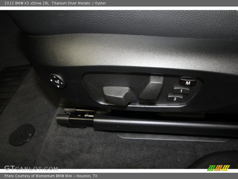 Titanium Silver Metallic / Oyster 2013 BMW X3 xDrive 28i