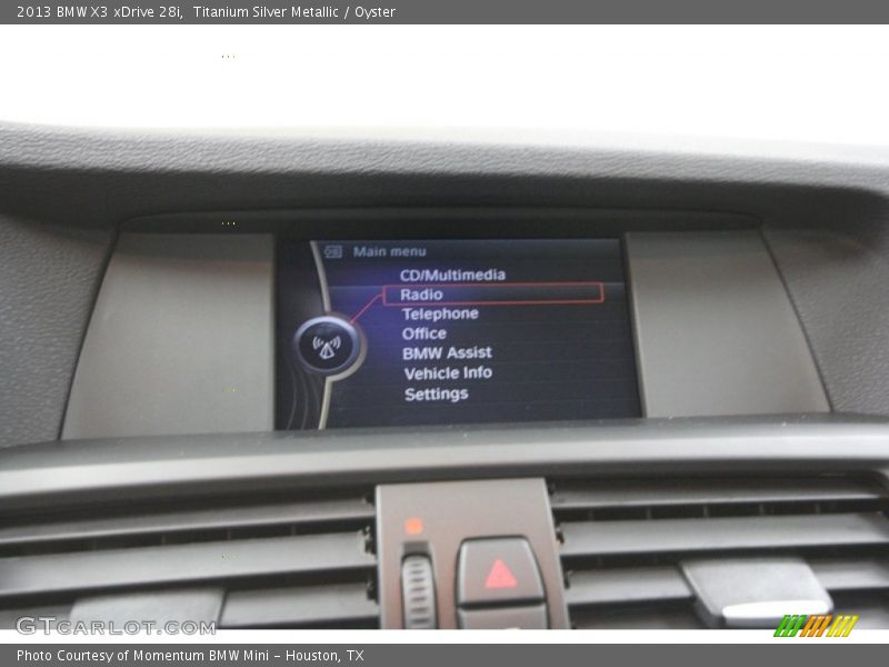 Titanium Silver Metallic / Oyster 2013 BMW X3 xDrive 28i