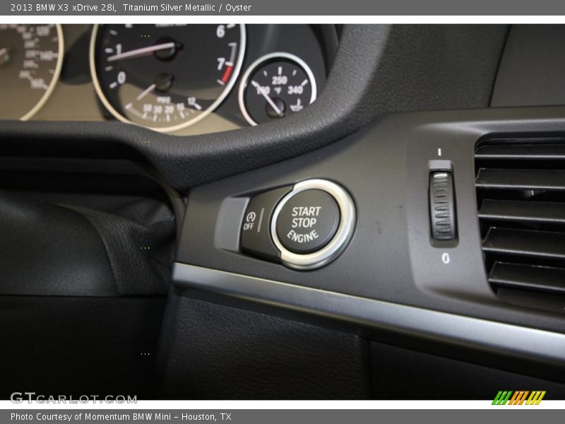 Titanium Silver Metallic / Oyster 2013 BMW X3 xDrive 28i