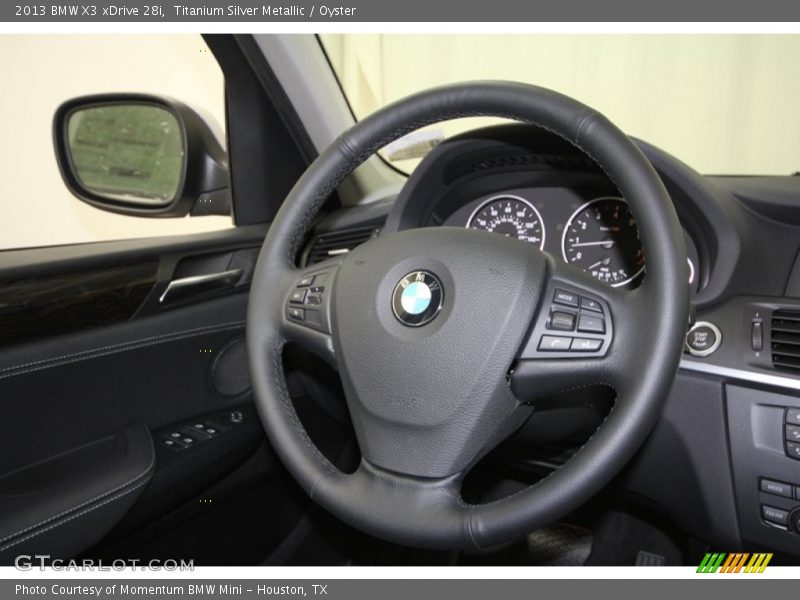 Titanium Silver Metallic / Oyster 2013 BMW X3 xDrive 28i