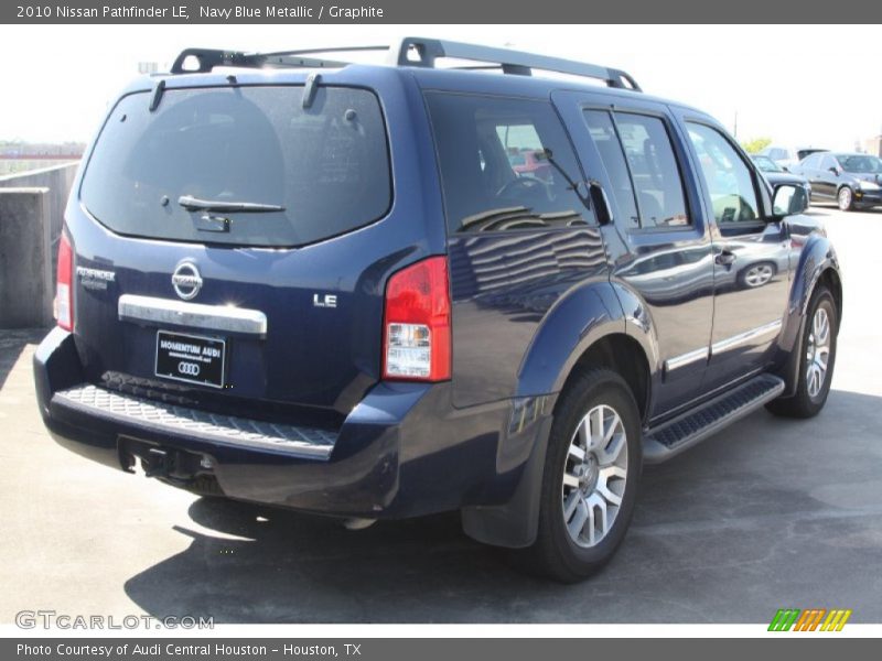 Navy Blue Metallic / Graphite 2010 Nissan Pathfinder LE