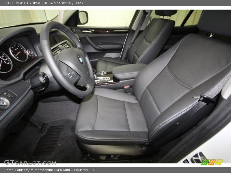 Alpine White / Black 2013 BMW X3 xDrive 28i