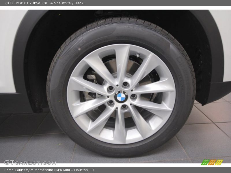 Alpine White / Black 2013 BMW X3 xDrive 28i