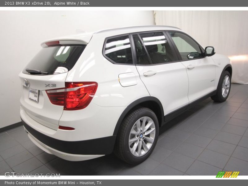 Alpine White / Black 2013 BMW X3 xDrive 28i