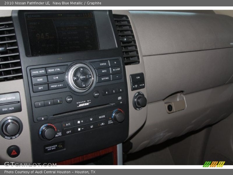Navy Blue Metallic / Graphite 2010 Nissan Pathfinder LE