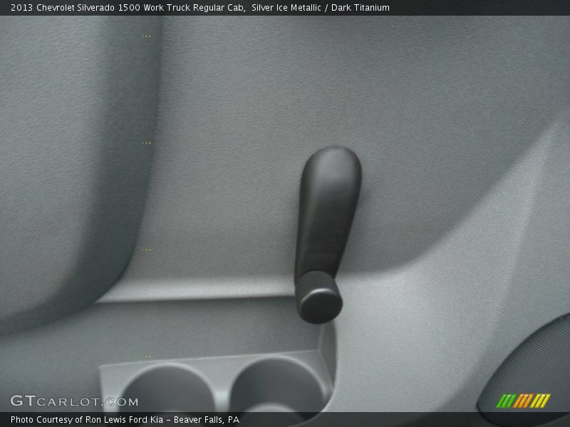 Silver Ice Metallic / Dark Titanium 2013 Chevrolet Silverado 1500 Work Truck Regular Cab