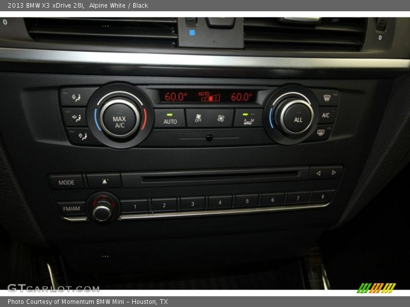 Alpine White / Black 2013 BMW X3 xDrive 28i