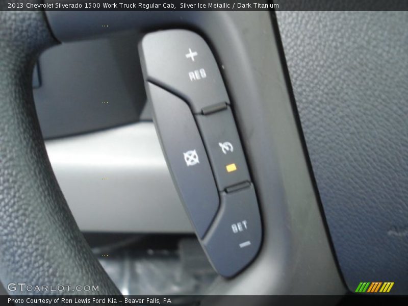 Silver Ice Metallic / Dark Titanium 2013 Chevrolet Silverado 1500 Work Truck Regular Cab