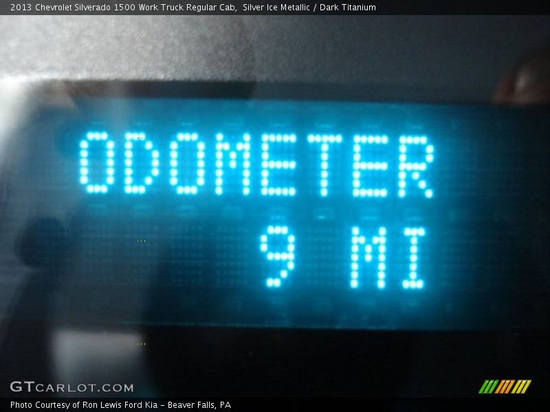 Silver Ice Metallic / Dark Titanium 2013 Chevrolet Silverado 1500 Work Truck Regular Cab