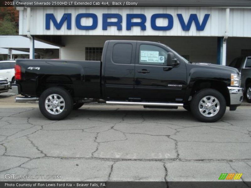 Black / Ebony 2013 Chevrolet Silverado 2500HD LT Extended Cab 4x4