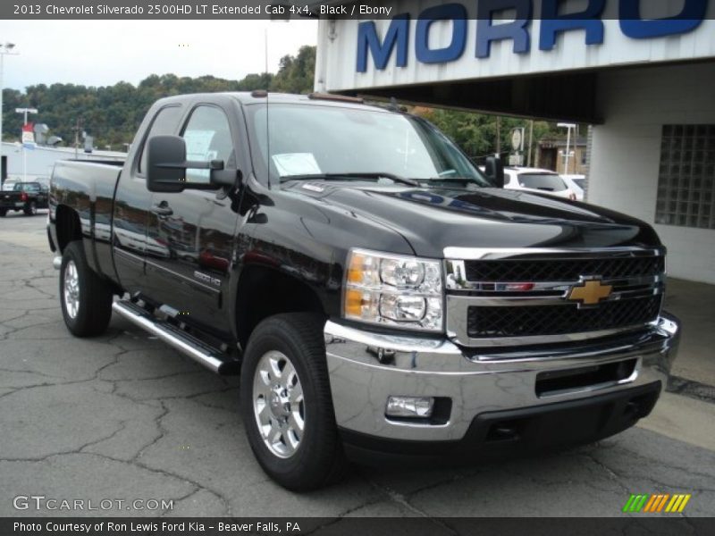 Black / Ebony 2013 Chevrolet Silverado 2500HD LT Extended Cab 4x4