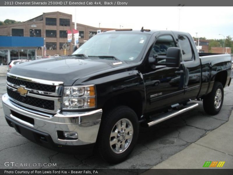 Black / Ebony 2013 Chevrolet Silverado 2500HD LT Extended Cab 4x4