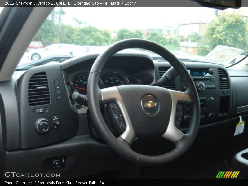 Black / Ebony 2013 Chevrolet Silverado 2500HD LT Extended Cab 4x4