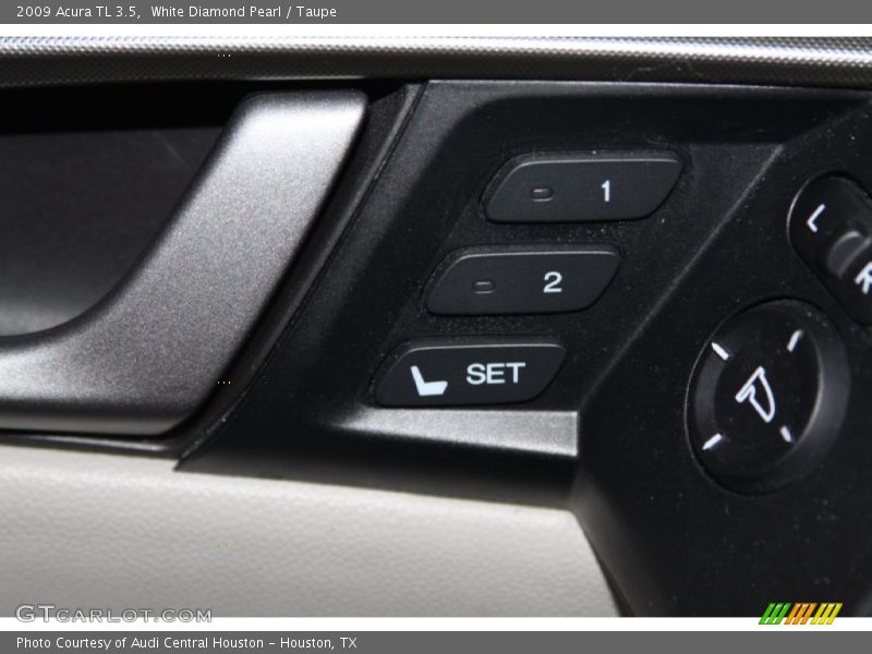 White Diamond Pearl / Taupe 2009 Acura TL 3.5
