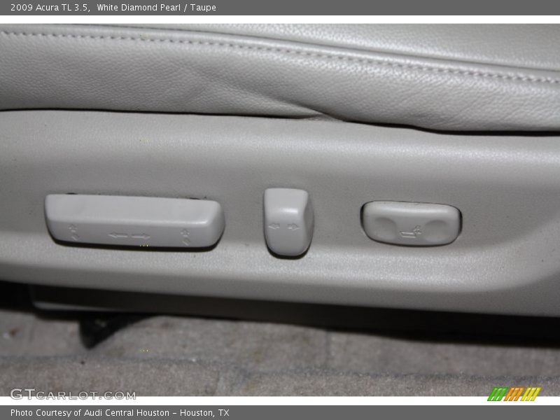 White Diamond Pearl / Taupe 2009 Acura TL 3.5