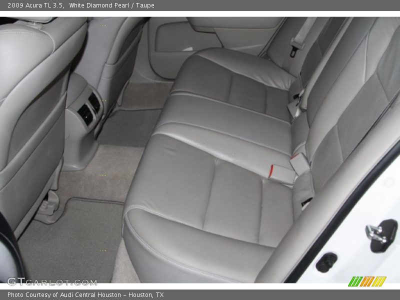 White Diamond Pearl / Taupe 2009 Acura TL 3.5