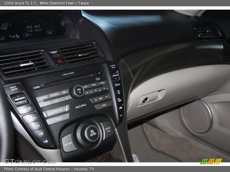 White Diamond Pearl / Taupe 2009 Acura TL 3.5