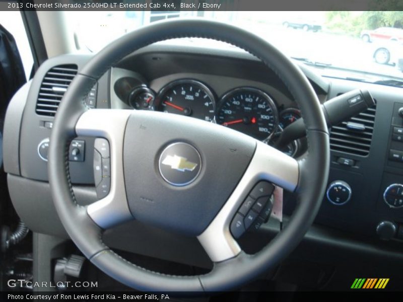 Black / Ebony 2013 Chevrolet Silverado 2500HD LT Extended Cab 4x4