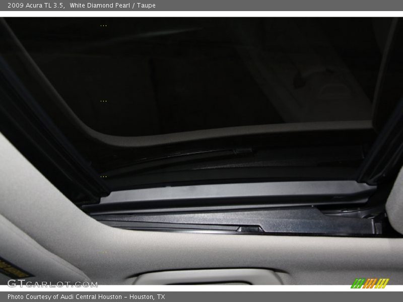 White Diamond Pearl / Taupe 2009 Acura TL 3.5
