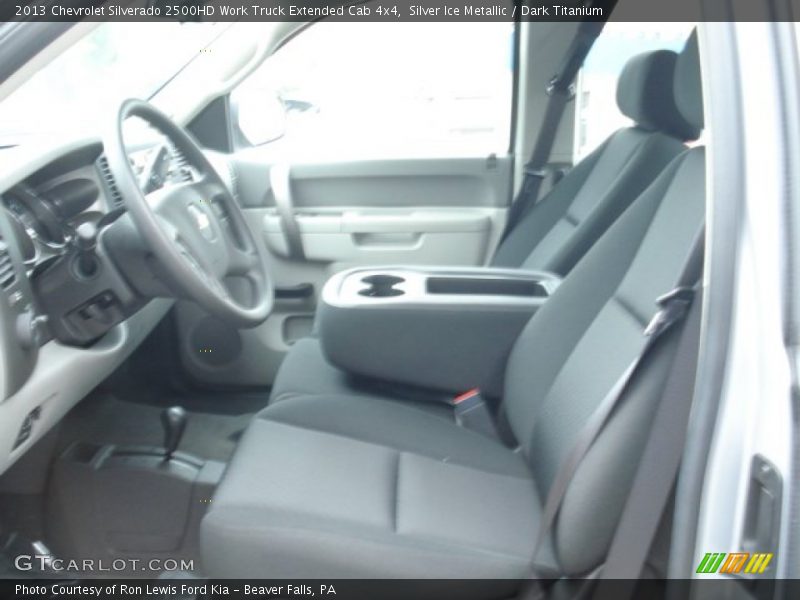 Silver Ice Metallic / Dark Titanium 2013 Chevrolet Silverado 2500HD Work Truck Extended Cab 4x4