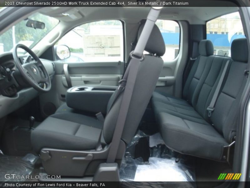 Silver Ice Metallic / Dark Titanium 2013 Chevrolet Silverado 2500HD Work Truck Extended Cab 4x4