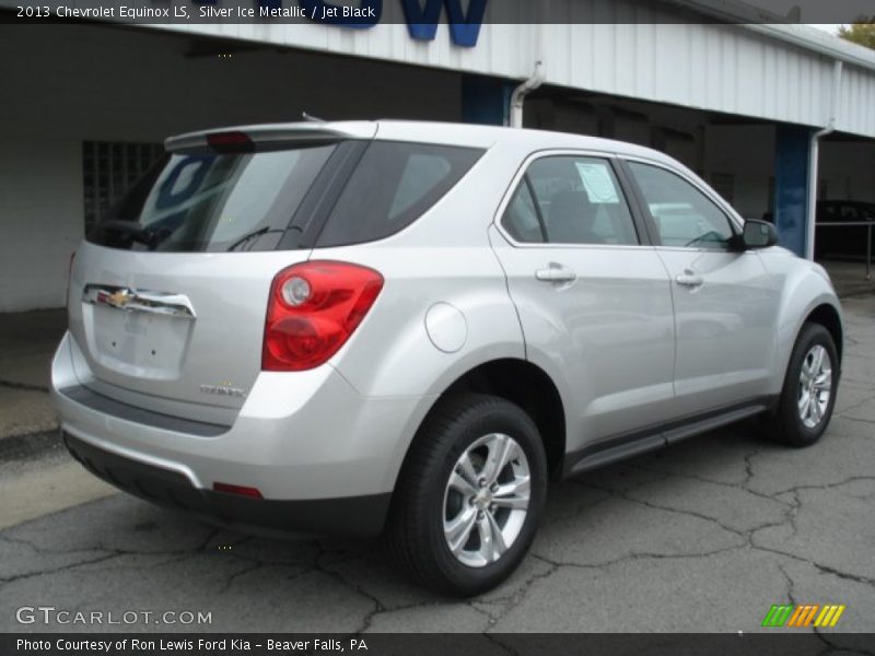 Silver Ice Metallic / Jet Black 2013 Chevrolet Equinox LS