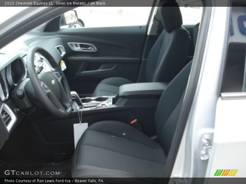 Silver Ice Metallic / Jet Black 2013 Chevrolet Equinox LS