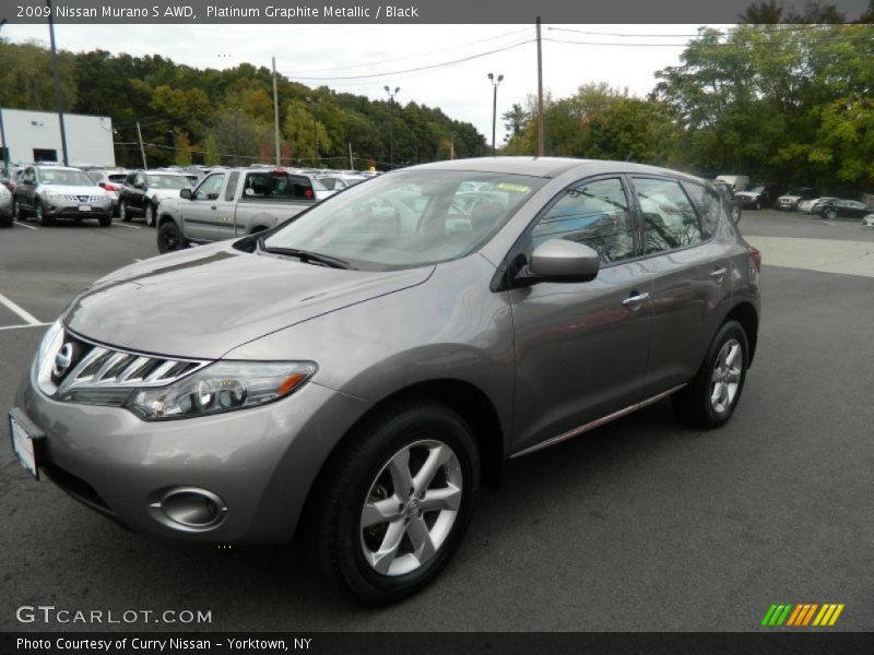 Platinum Graphite Metallic / Black 2009 Nissan Murano S AWD
