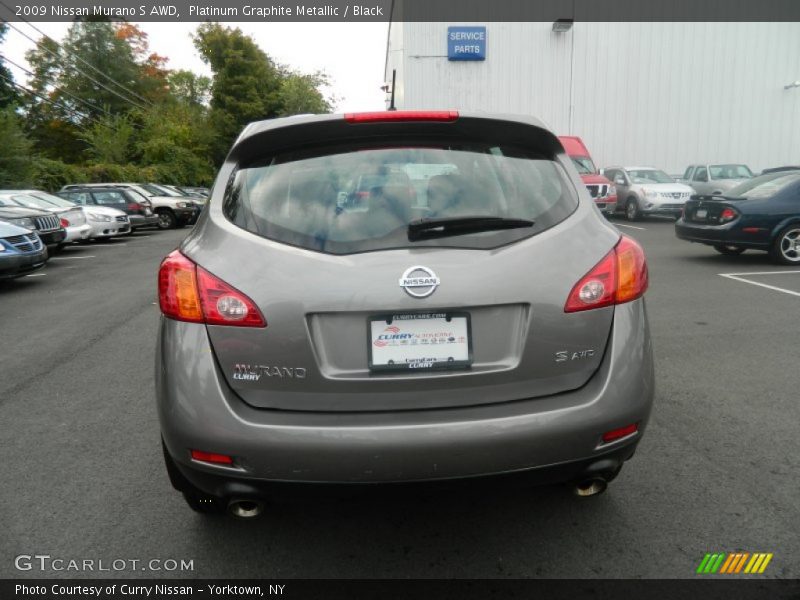 Platinum Graphite Metallic / Black 2009 Nissan Murano S AWD
