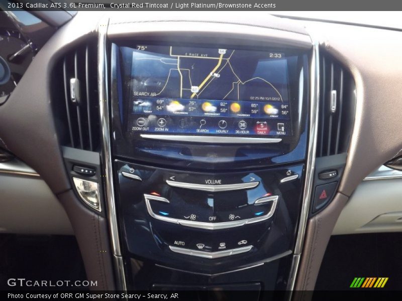 Controls of 2013 ATS 3.6L Premium
