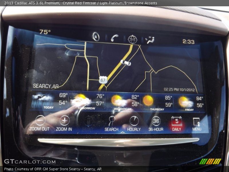 Navigation of 2013 ATS 3.6L Premium