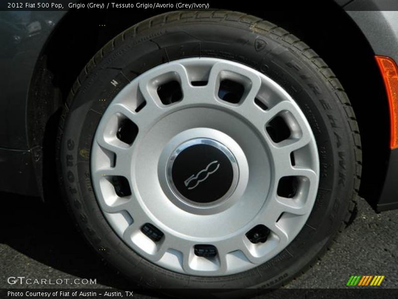 Grigio (Grey) / Tessuto Grigio/Avorio (Grey/Ivory) 2012 Fiat 500 Pop