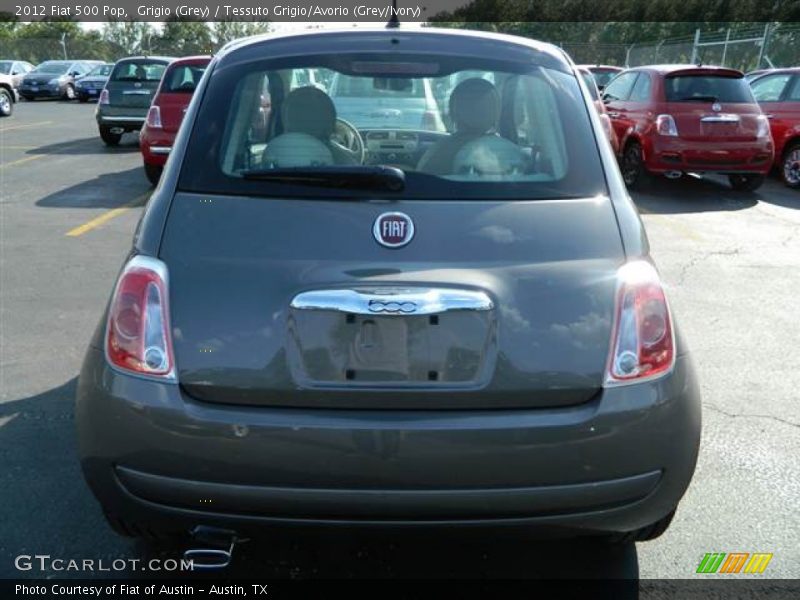 Grigio (Grey) / Tessuto Grigio/Avorio (Grey/Ivory) 2012 Fiat 500 Pop