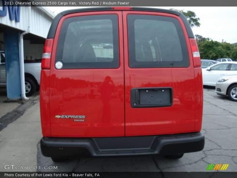 Victory Red / Medium Pewter 2013 Chevrolet Express 2500 Cargo Van
