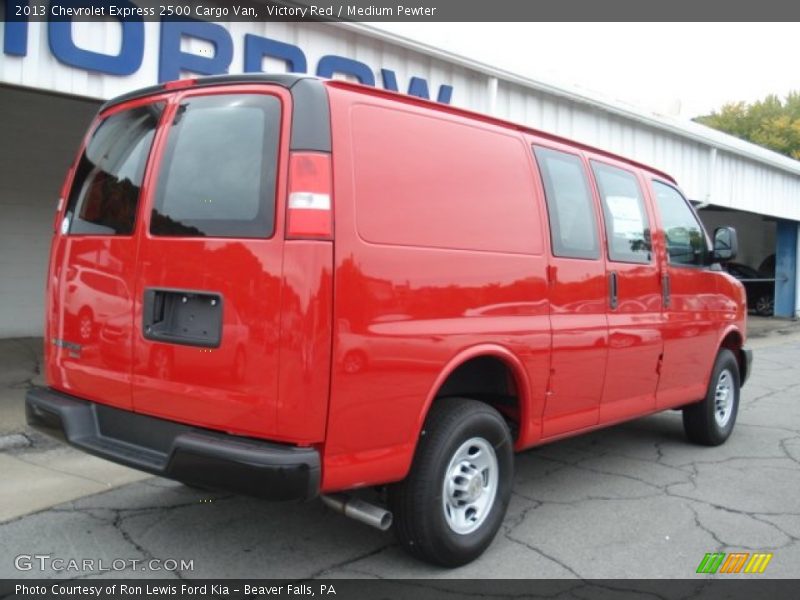 Victory Red / Medium Pewter 2013 Chevrolet Express 2500 Cargo Van