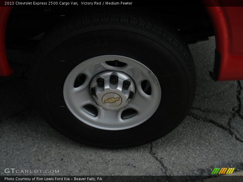 Victory Red / Medium Pewter 2013 Chevrolet Express 2500 Cargo Van
