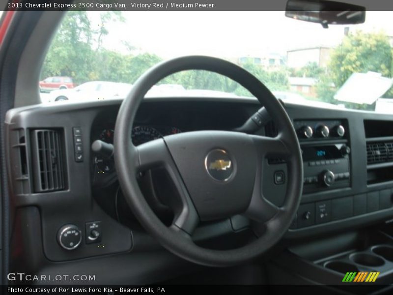 Victory Red / Medium Pewter 2013 Chevrolet Express 2500 Cargo Van