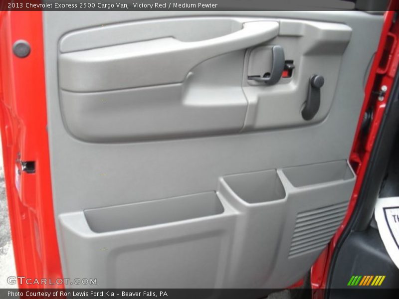 Victory Red / Medium Pewter 2013 Chevrolet Express 2500 Cargo Van