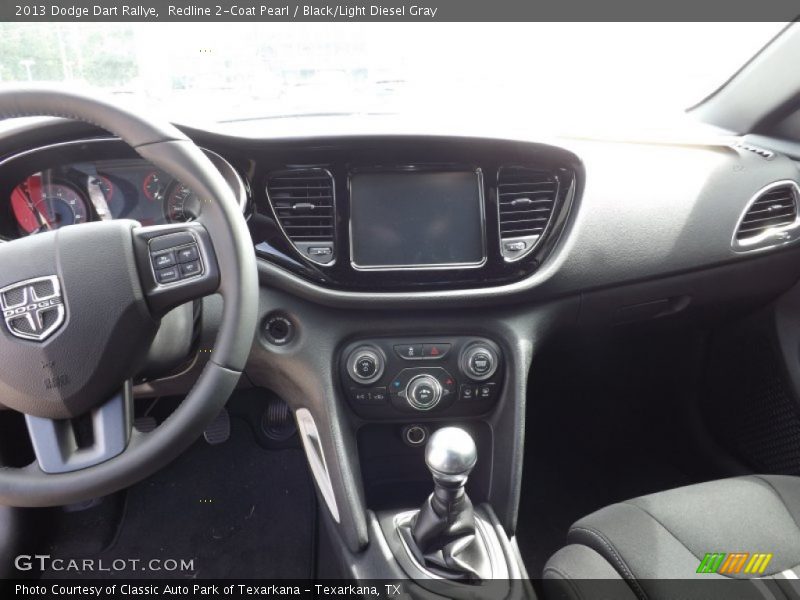 Redline 2-Coat Pearl / Black/Light Diesel Gray 2013 Dodge Dart Rallye