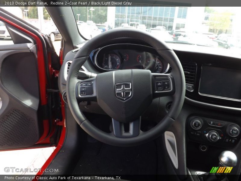 Redline 2-Coat Pearl / Black/Light Diesel Gray 2013 Dodge Dart Rallye