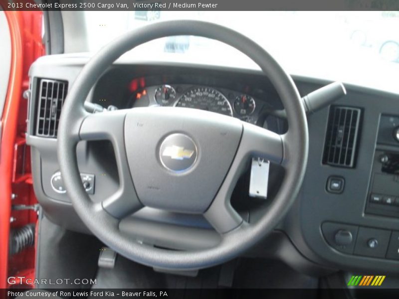 Victory Red / Medium Pewter 2013 Chevrolet Express 2500 Cargo Van