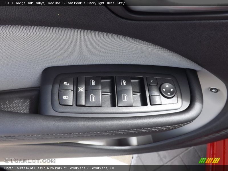 Redline 2-Coat Pearl / Black/Light Diesel Gray 2013 Dodge Dart Rallye