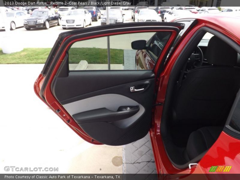 Redline 2-Coat Pearl / Black/Light Diesel Gray 2013 Dodge Dart Rallye