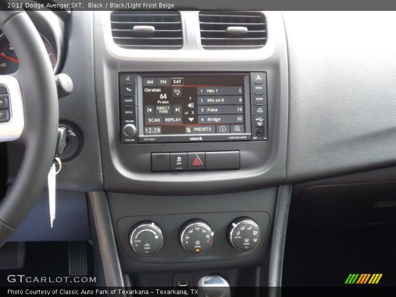 Black / Black/Light Frost Beige 2013 Dodge Avenger SXT