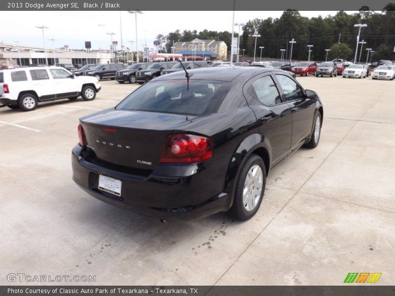 Black / Black 2013 Dodge Avenger SE