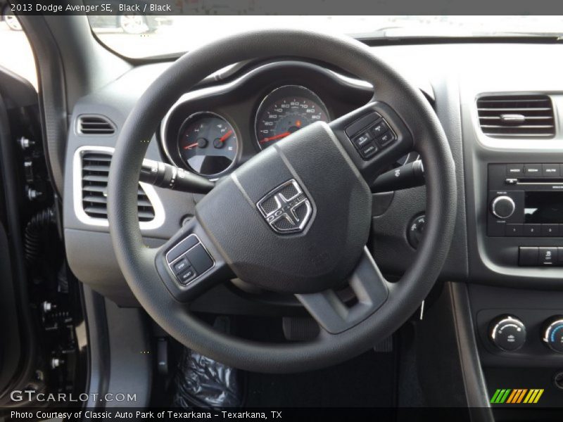Black / Black 2013 Dodge Avenger SE