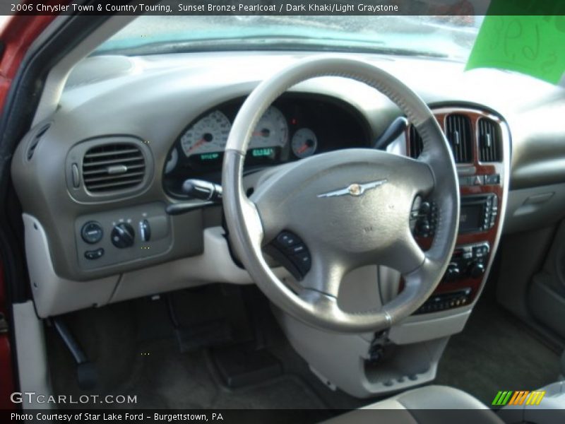 Sunset Bronze Pearlcoat / Dark Khaki/Light Graystone 2006 Chrysler Town & Country Touring