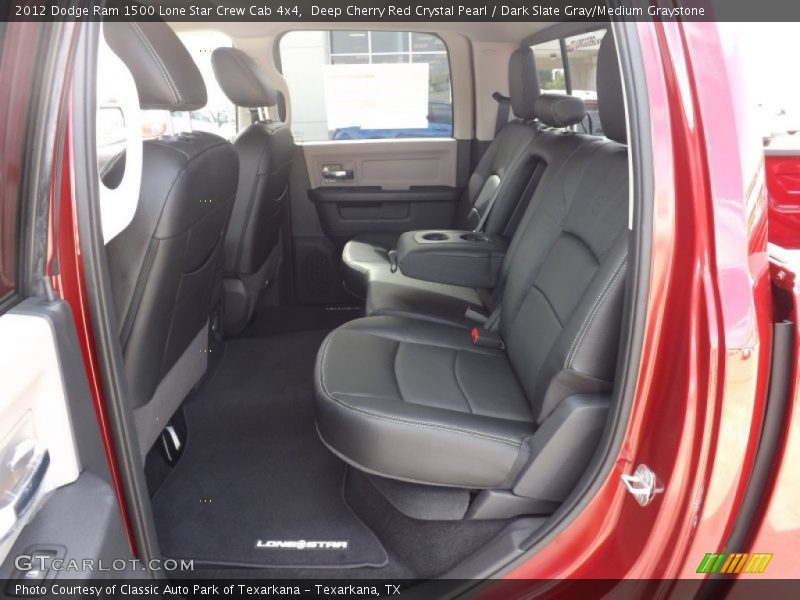 Deep Cherry Red Crystal Pearl / Dark Slate Gray/Medium Graystone 2012 Dodge Ram 1500 Lone Star Crew Cab 4x4