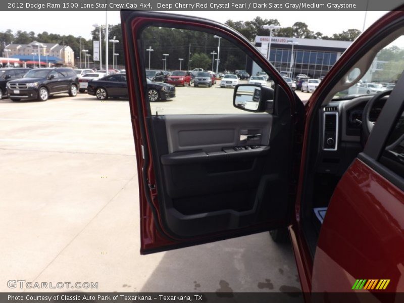 Deep Cherry Red Crystal Pearl / Dark Slate Gray/Medium Graystone 2012 Dodge Ram 1500 Lone Star Crew Cab 4x4